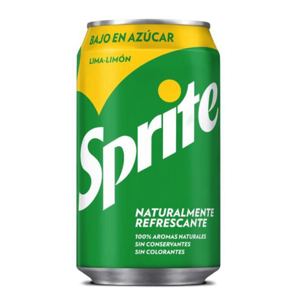 Bebida Sprite en Lata Bajo en Azúcar